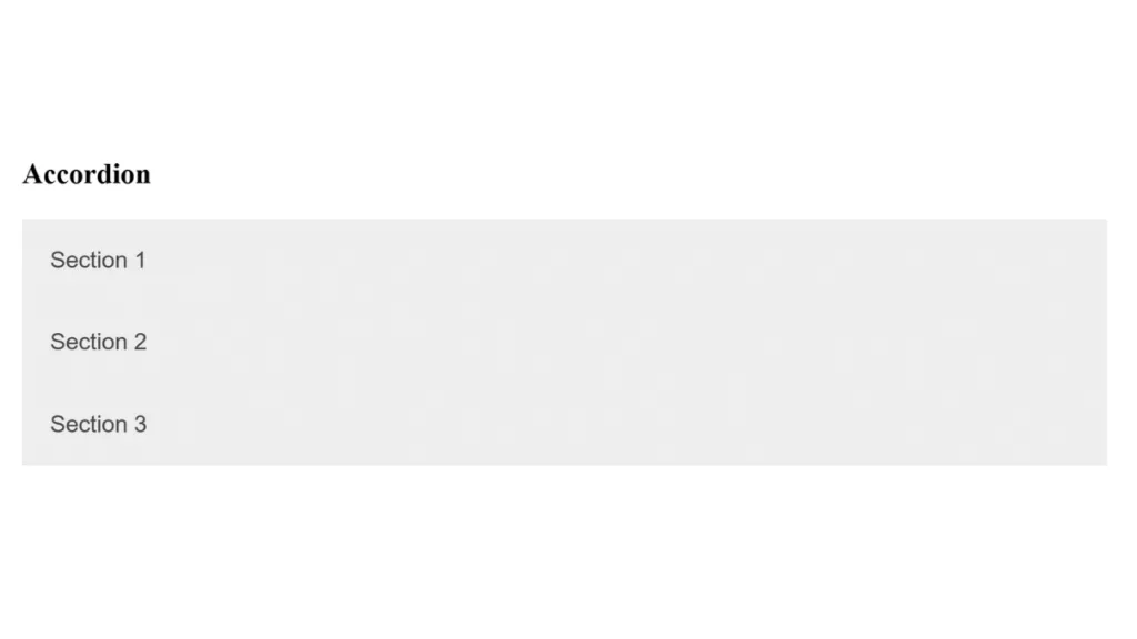 Clean Accordion View image