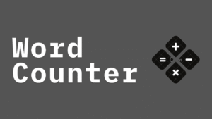 Online Word Counter Tool Interface
